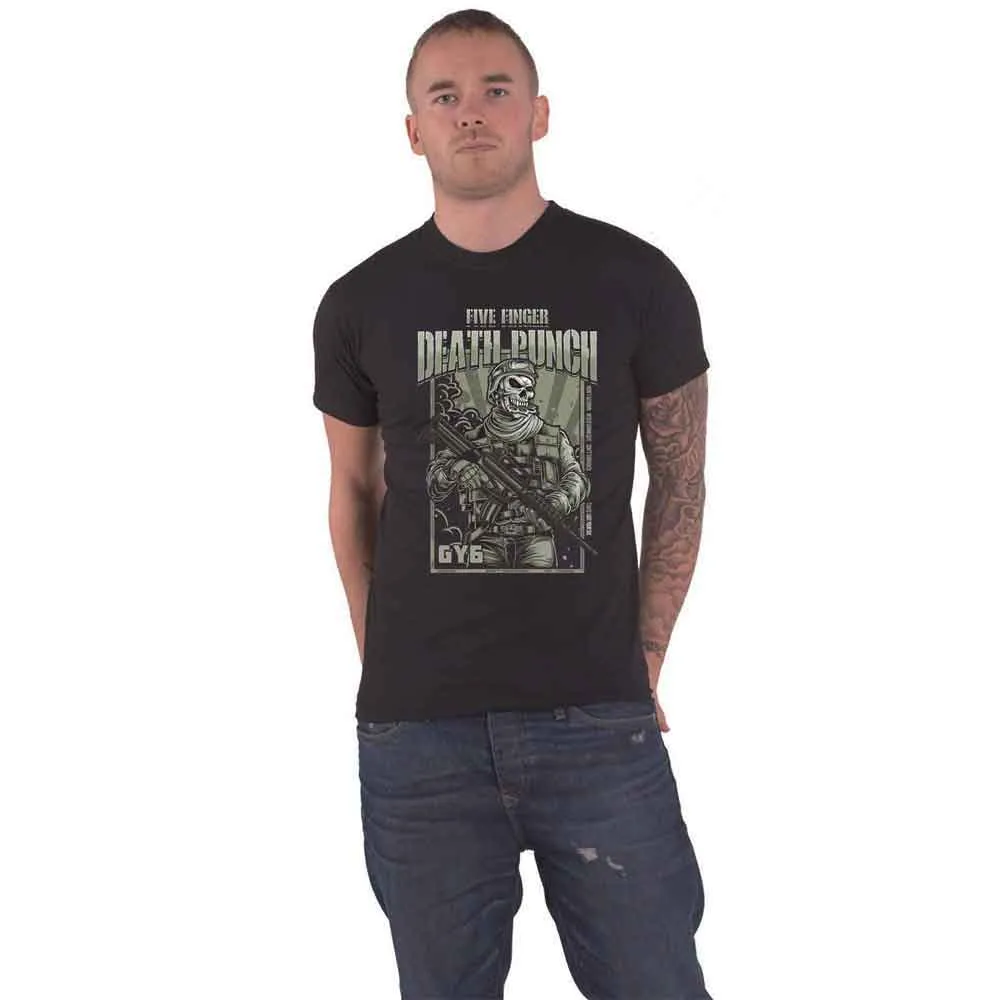 Five Finger Death Punch War Soldier T Shirt sold by Paradiso Clothing