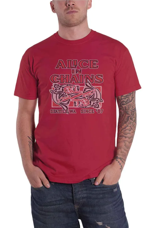 Alice In Chains Totem Fish T Shirt sold by Paradiso Clothing