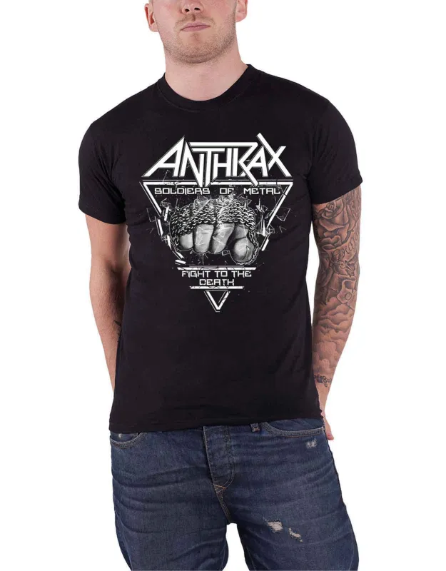 Anthrax Soldier Of Metal T Shirt made by Paradiso Clothing