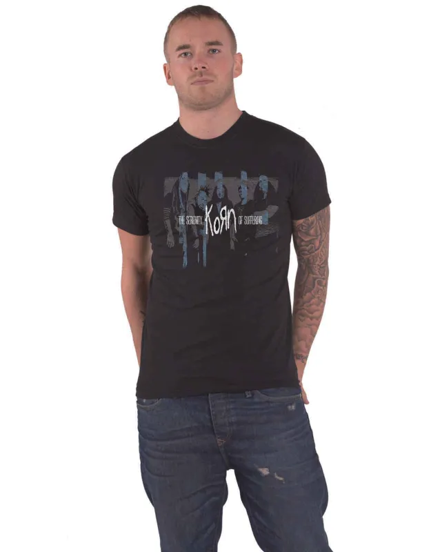 Korn Block Photo Band Logo T Shirt sold by Paradiso Clothing