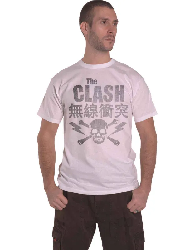 The Clash Skull and Crossbones T Shirt made by Paradiso Clothing