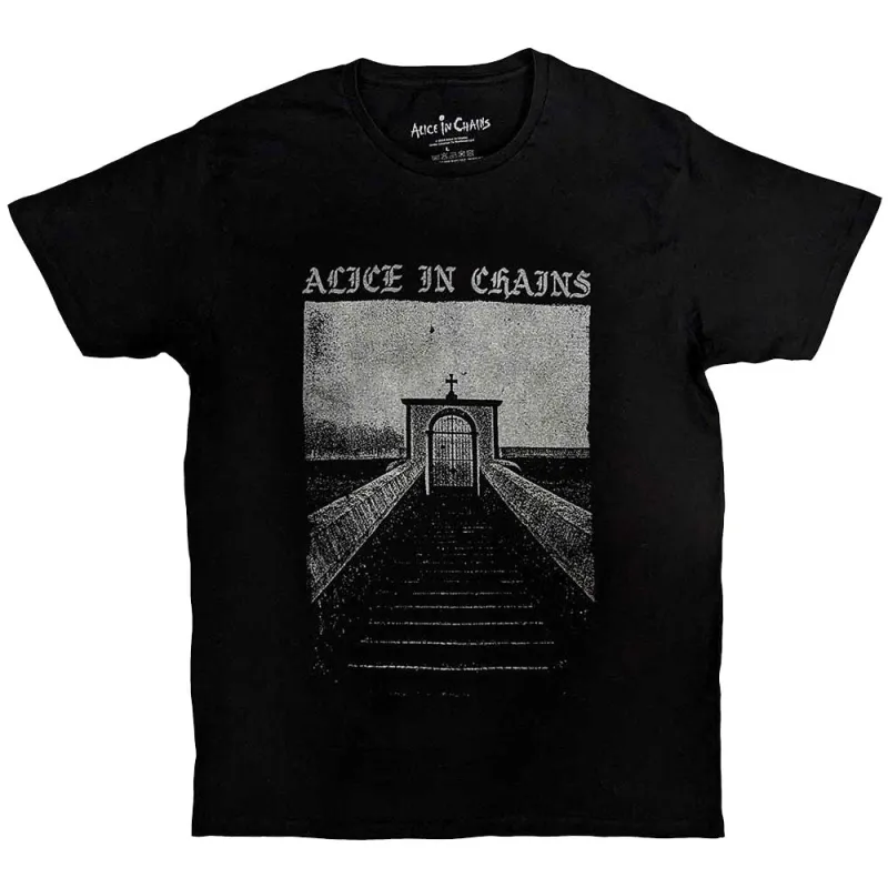 Alice In Chains Stairway Band Logo T Shirt sold by Paradiso Clothing