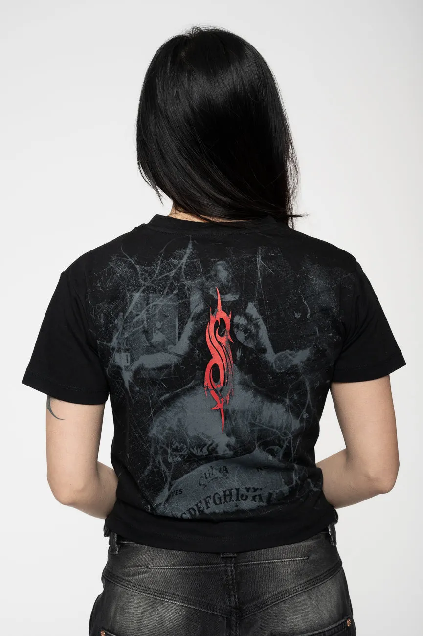 Slipknot Ouija Belt Band Logo Crop Top sold by Paradiso Clothing product image thumbnail 4