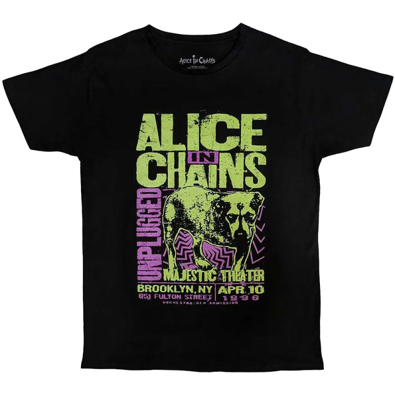Alice In Chains Unplugged Dog T Shirt sold by Paradiso Clothing