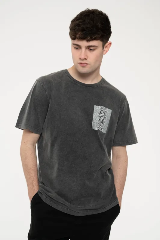 Joy Division Pulsar Pocket Wave Limited Edition 999 Only Premium Wash T Shirt made by Paradiso Clothing
