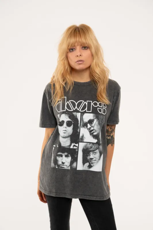 The Doors Squares Limited Edition 999 Only Wash T Shirt sold by Paradiso Clothing
