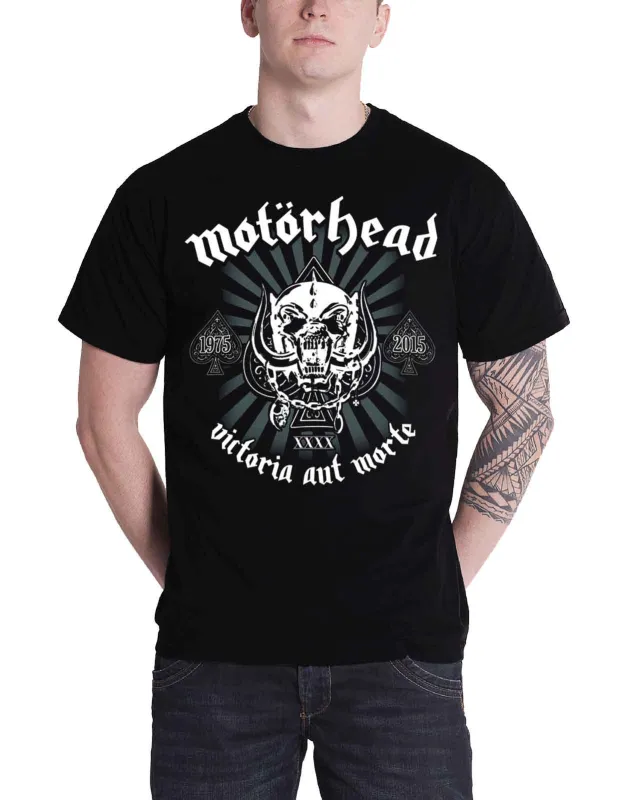 Motorhead 40th Victoria Aut Morte T Shirt sold by Paradiso Clothing