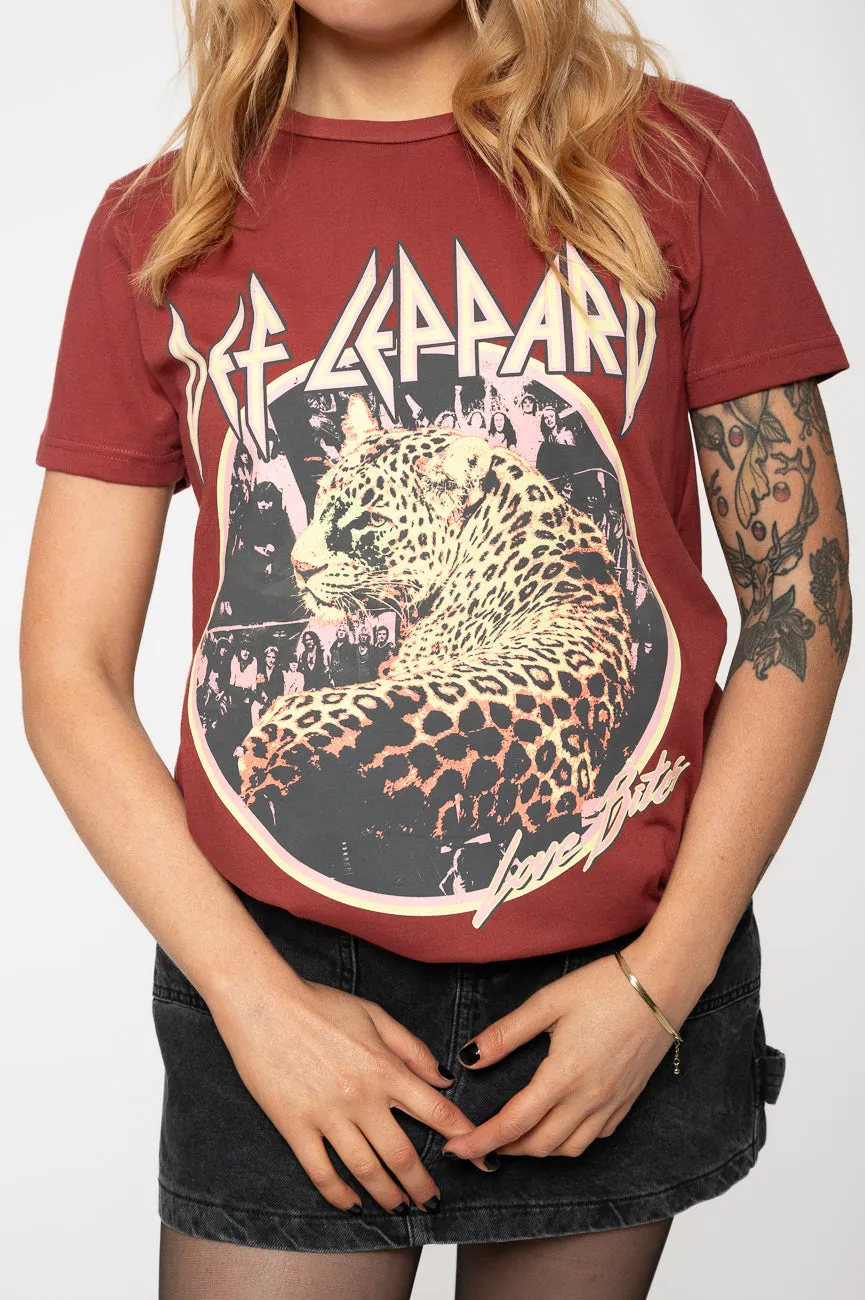 Def Leppard Love Bites Womens T Shirt sold by Paradiso Clothing product image thumbnail 3