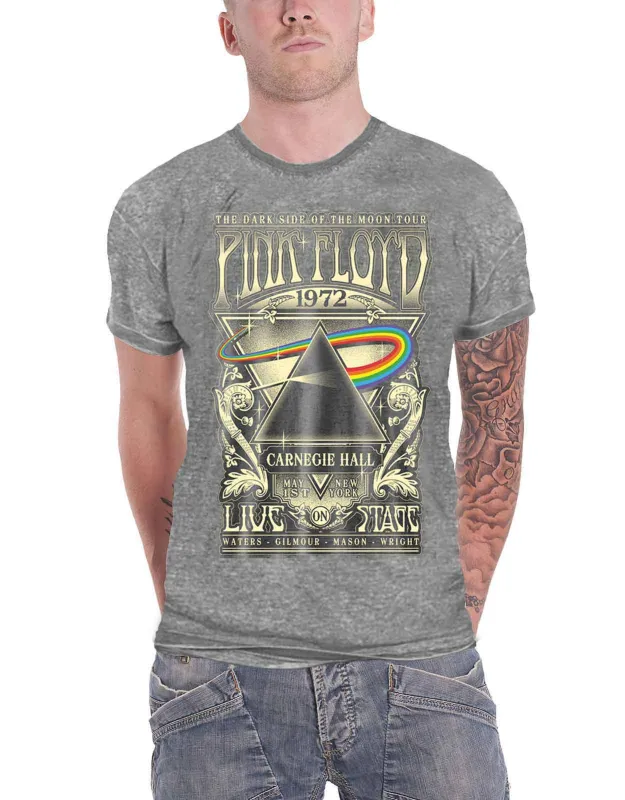 Pink Floyd Carnegie Hall Burnout T Shirt sold by Paradiso Clothing