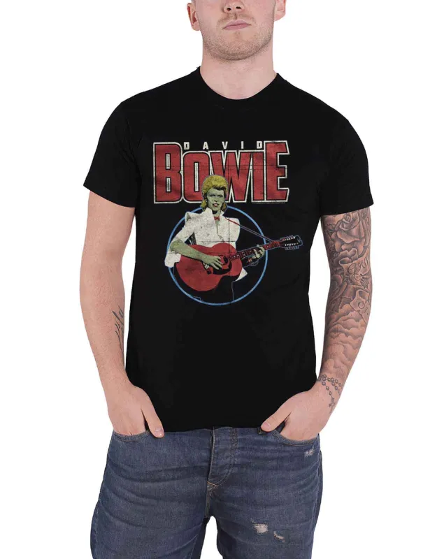 David Bowie Acoustic Bootleg T Shirt made by Paradiso Clothing