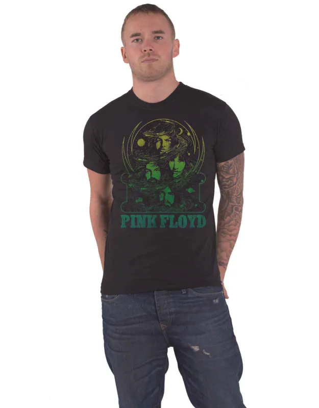 Pink Floyd Green Swirl T Shirt sold by Paradiso Clothing
