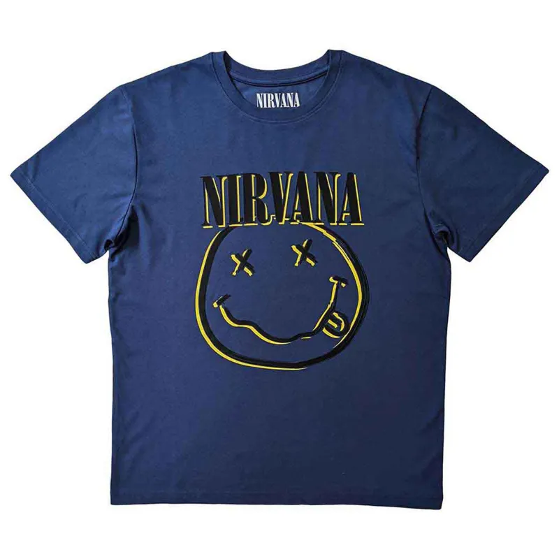 Nirvana Inverse Grunge Smile T Shirt sold by Paradiso Clothing