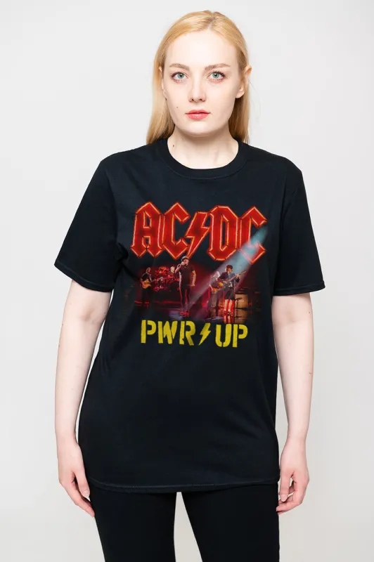 AC/DC PWR UP Power Up Neon Live T Shirt sold by Paradiso Clothing