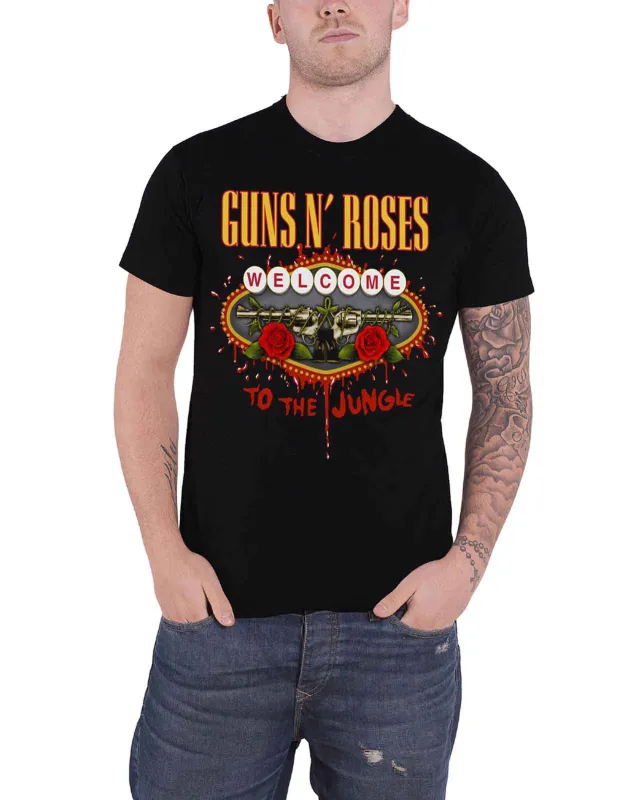 Guns N Roses Welcome To The Jungle T Shirt sold by Paradiso Clothing