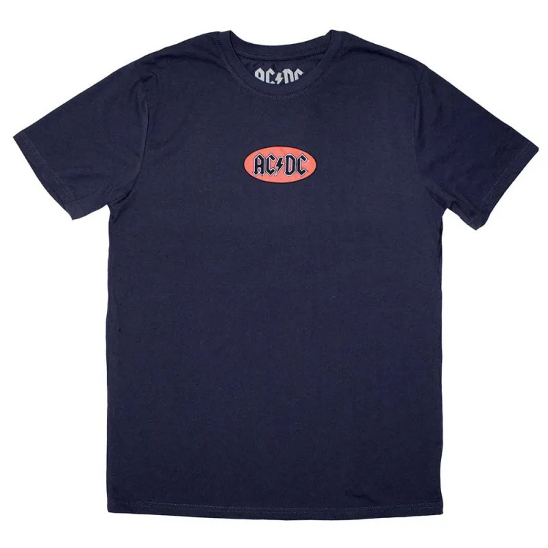 AC/DC Oval Badge Logo Mini Logo T Shirt sold by Paradiso Clothing