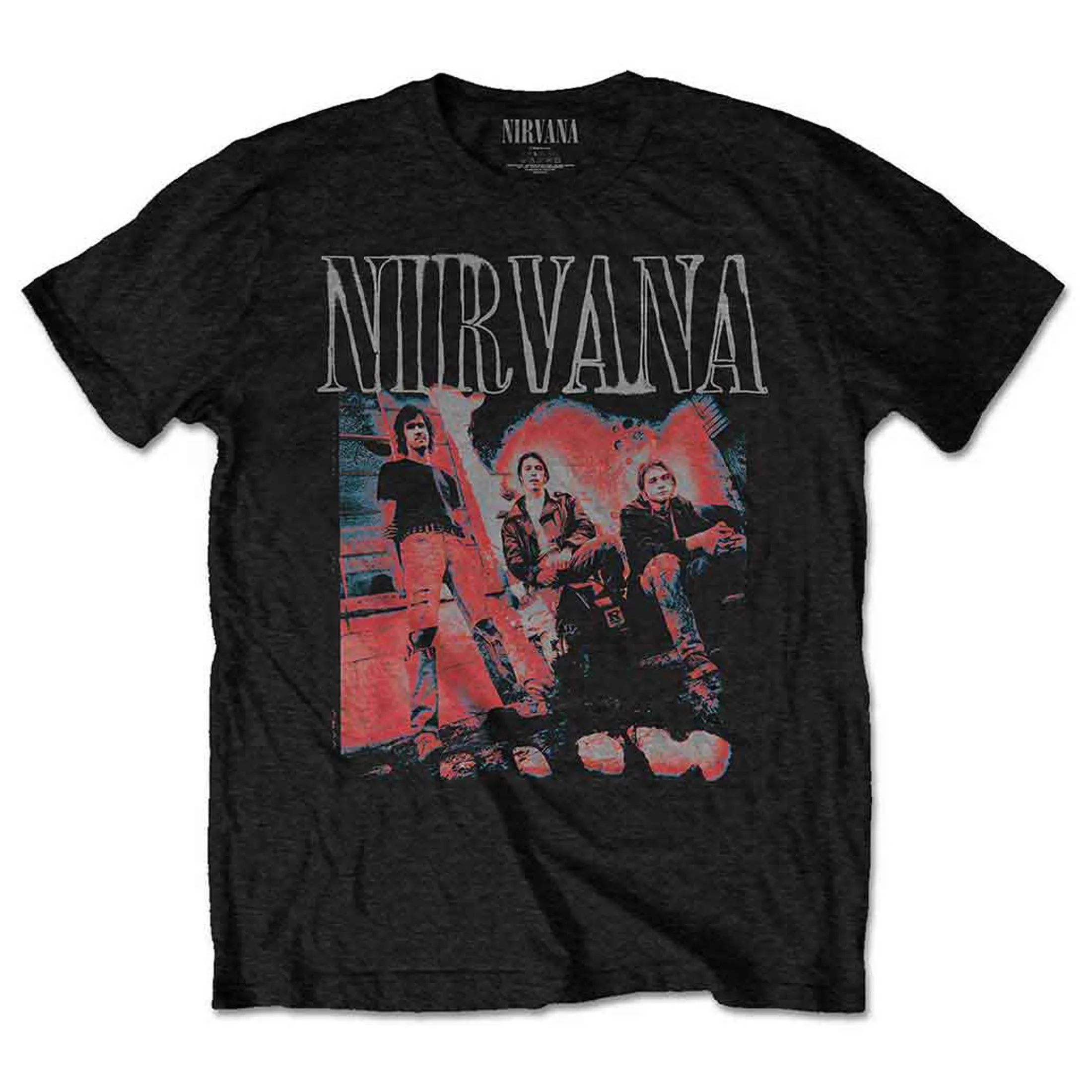 Nirvana Kris Standing Photo T Shirt sold by Paradiso Clothing