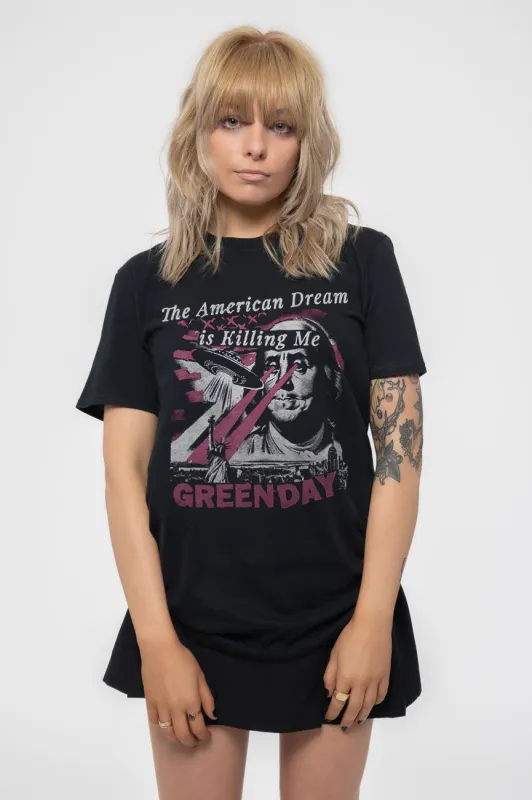 Green Day American Dream T Shirt sold by Paradiso Clothing