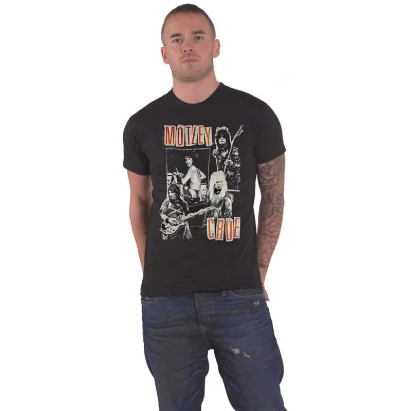 Motley Crue Collage T Shirt sold by Paradiso Clothing