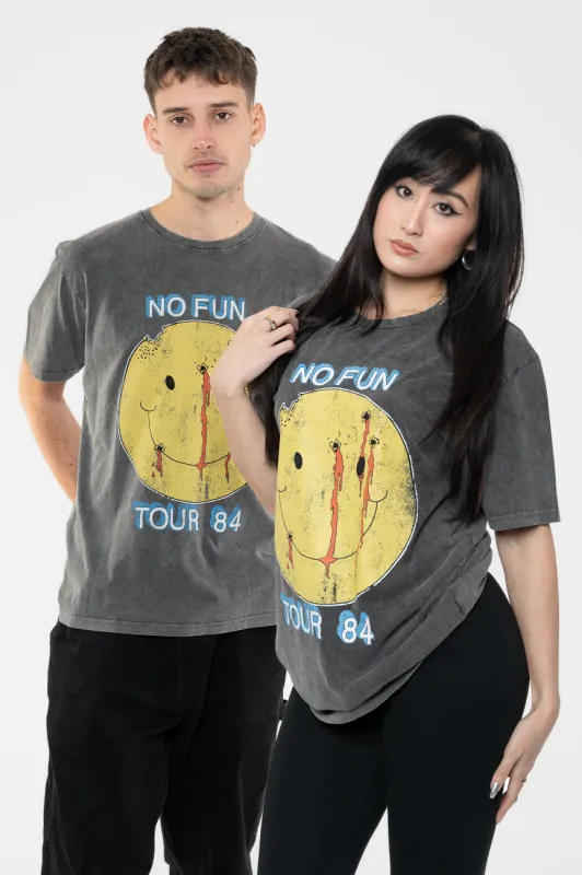 Motley Crue No Fun Tour 84 Limited Edition 999 Only Premium Wash T Shirt sold by Paradiso Clothing