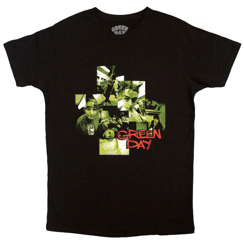 Green Day Photo Montage T Shirt sold by Paradiso Clothing
