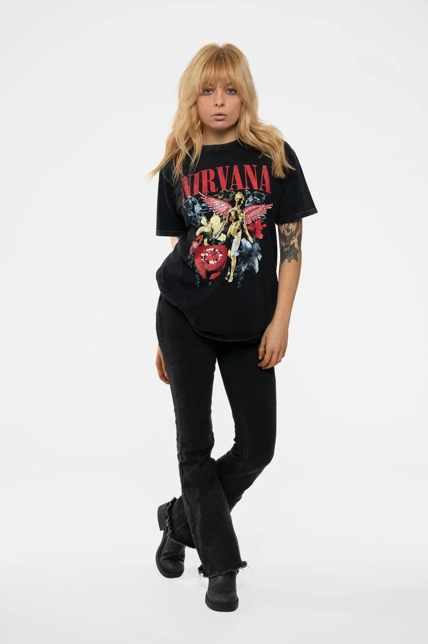 Nirvana In Utero Vintage Collage Limited Edition 999 Only Premium Wash T Shirt sold by Paradiso Clothing product image thumbnail 2