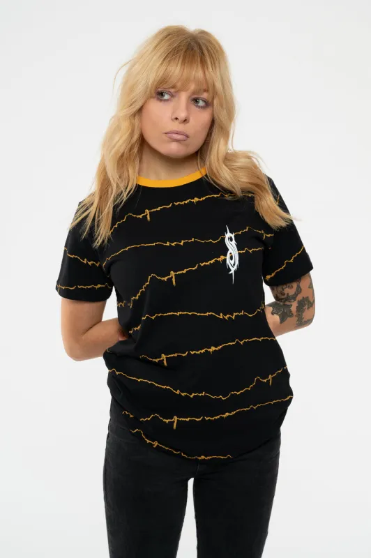 Slipknot The End So Far Tribal S Barcode Ringer T Shirt sold by Paradiso Clothing