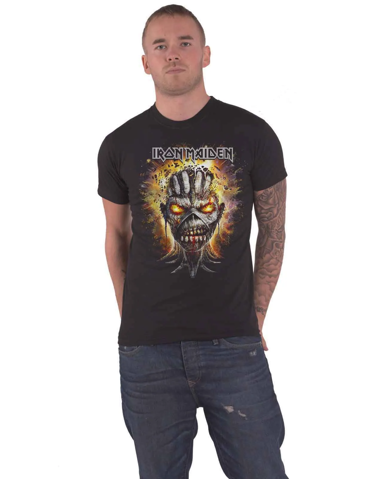 Iron Maiden Eddie Exploding Head T Shirt sold by Paradiso Clothing