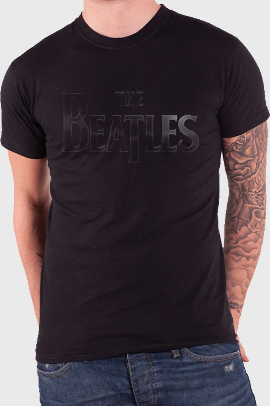 The Beatles Vintage Drop T Logo Hi-Build T Shirt sold by Paradiso Clothing product image thumbnail 2