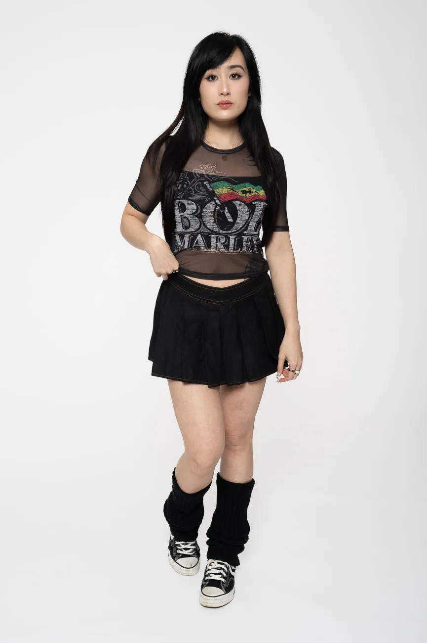 Bob Marley Logo Mesh Crop Top sold by Paradiso Clothing product image thumbnail 2