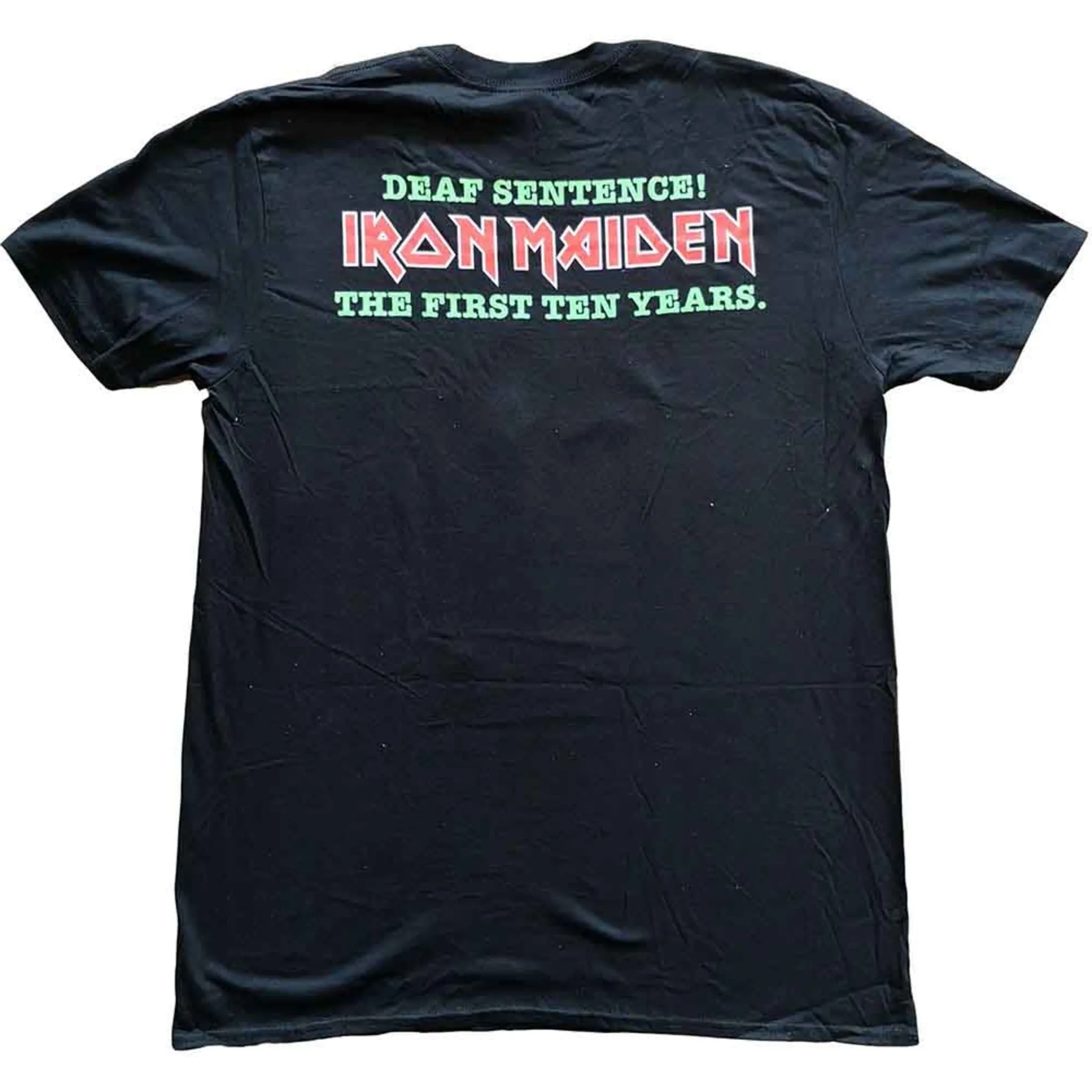 Iron Maiden Deaf Sentence Judge The First Ten Years T Shirt sold by Paradiso Clothing product image thumbnail 2