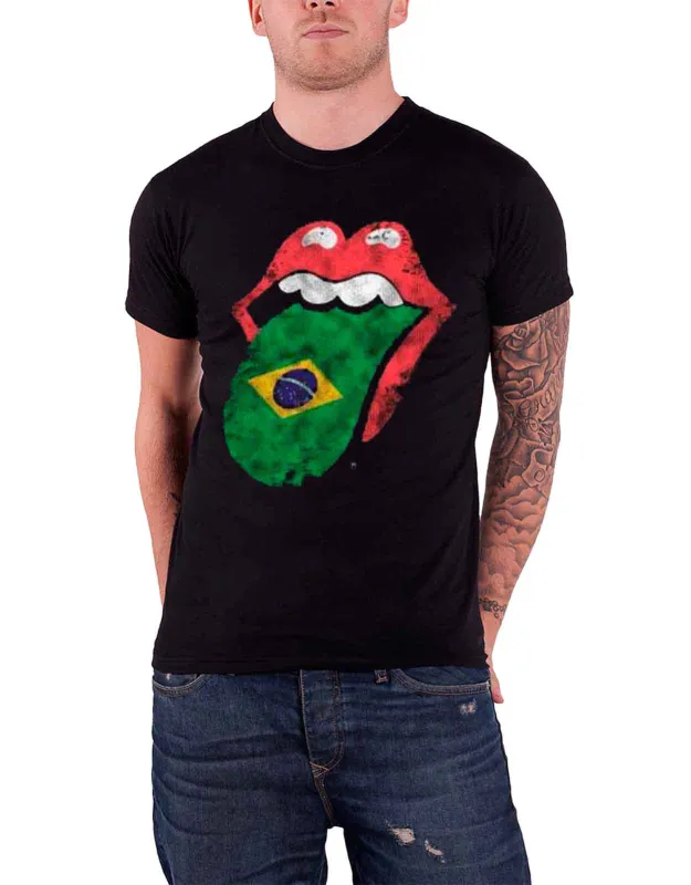 The Rolling Stones Brazil Tongue T Shirt sold by Paradiso Clothing