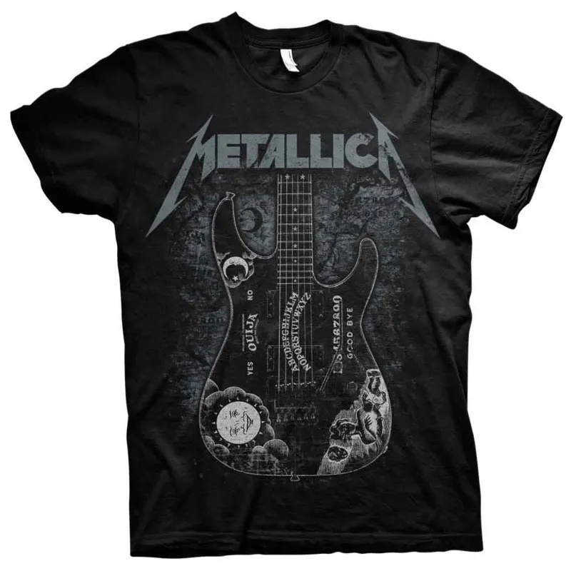 Metallica Hammett Ouija Guitar T Shirt made by Paradiso Clothing