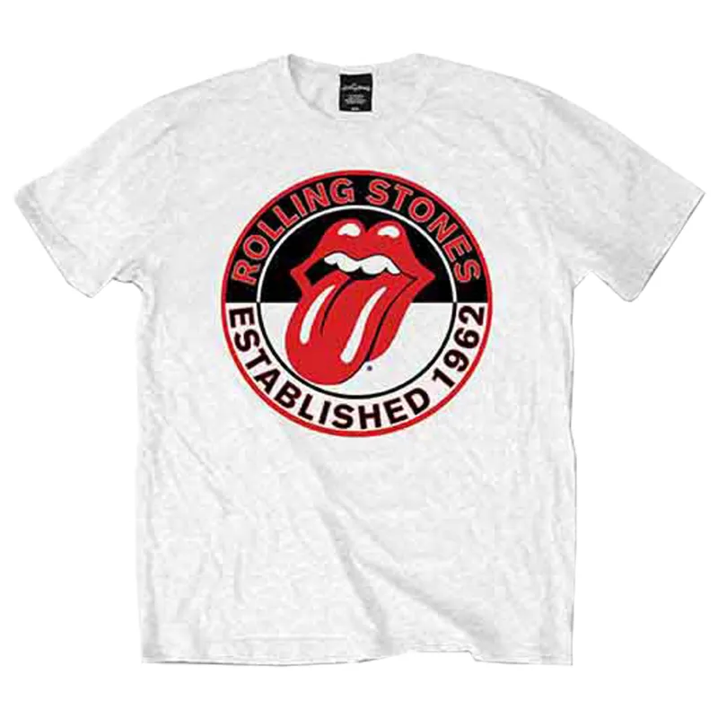 The Rolling Stones Est 1962 Tongue T Shirt made by the Rolling Stones