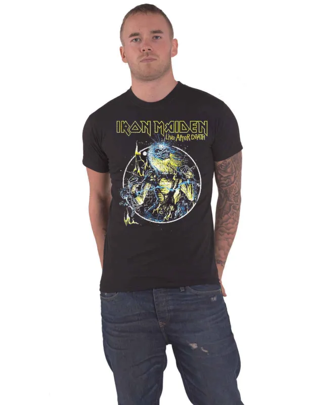 Iron Maiden Live After Death T Shirt sold by Paradiso Clothing