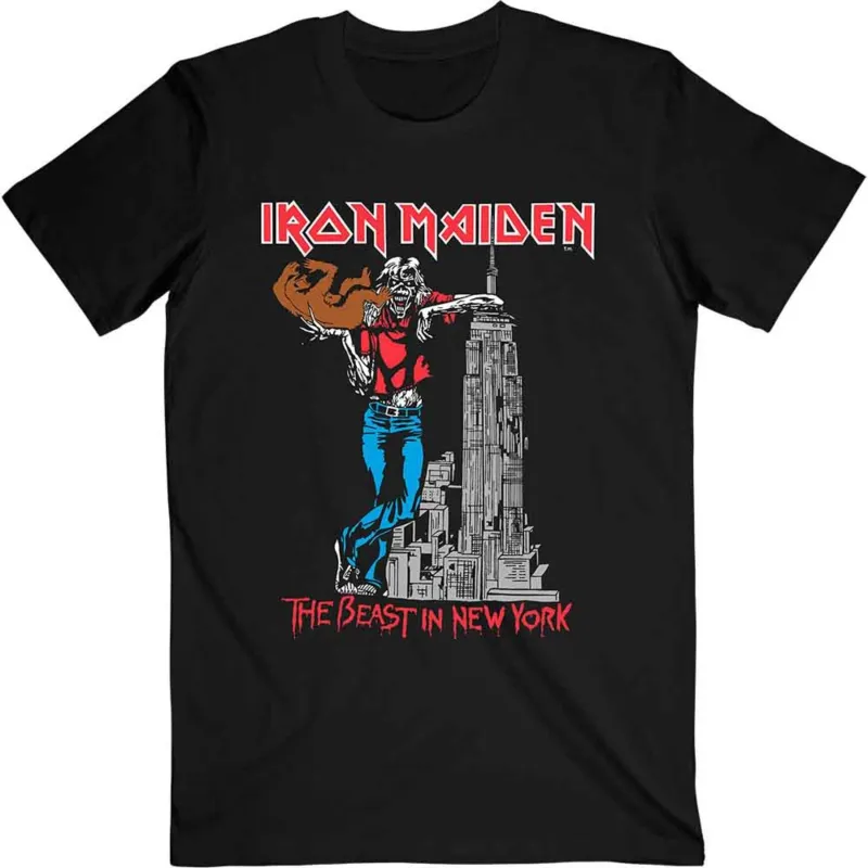 Iron Maiden The Beast In New York 1982 Tour T Shirt sold by Paradiso Clothing