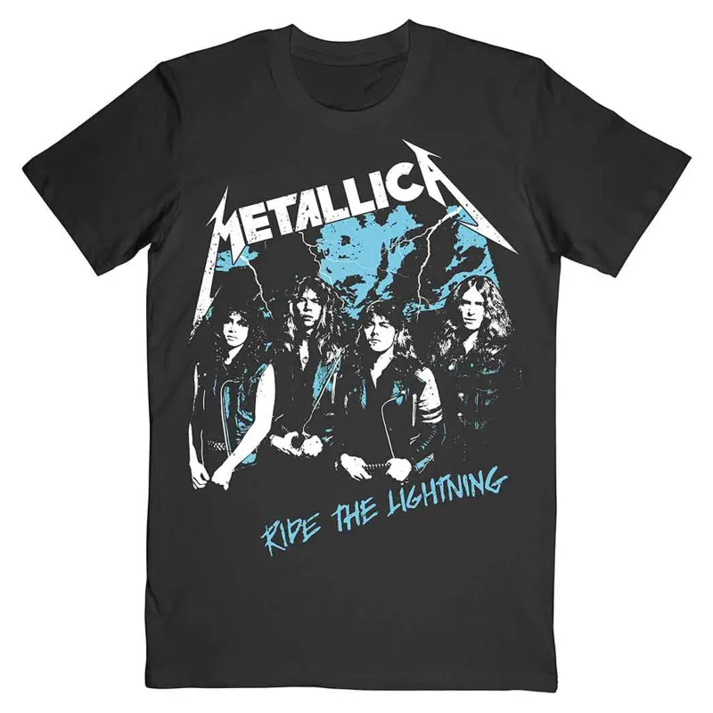 Metallica Vintage Ride The Lightning T Shirt sold by Paradiso Clothing