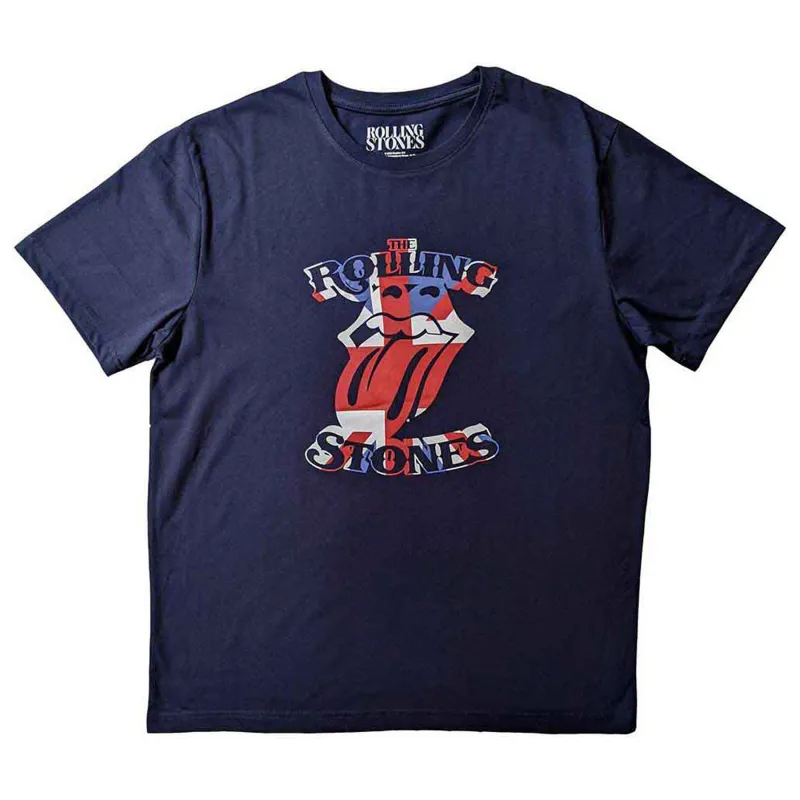 The Rolling Stones British Flag Tongue T Shirt sold by Paradiso Clothing