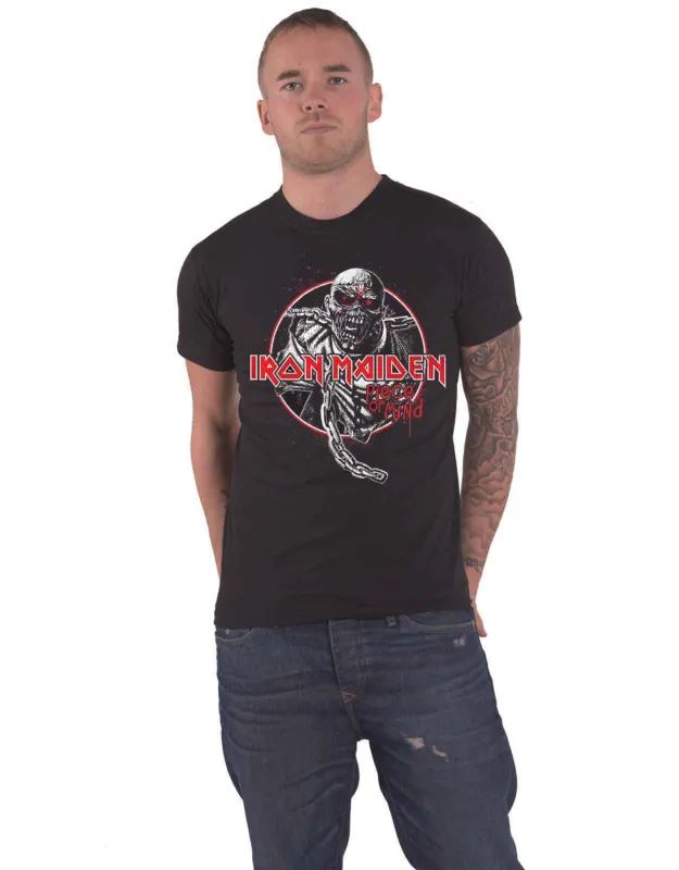Iron Maiden Piece Of Mind Circle T Shirt sold by Paradiso Clothing