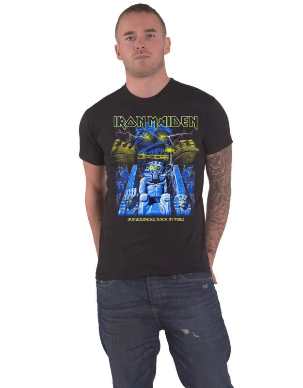 Iron Maiden Back in Time Mummy T Shirt sold by Paradiso Clothing