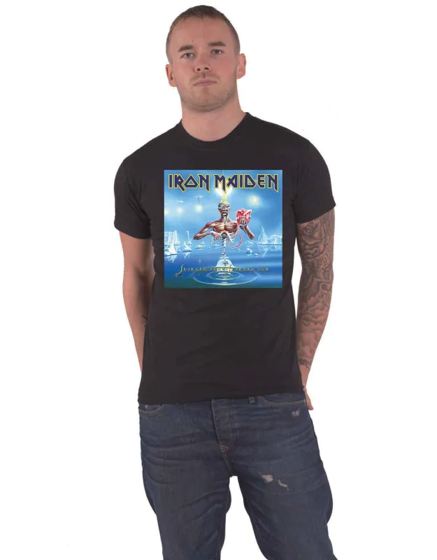 Iron Maiden Seventh Son Box T Shirt sold by Paradiso Clothing