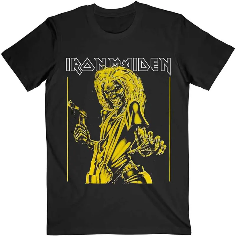 Iron Maiden Killers Yellow Flyer T Shirt made by Paradiso Clothing