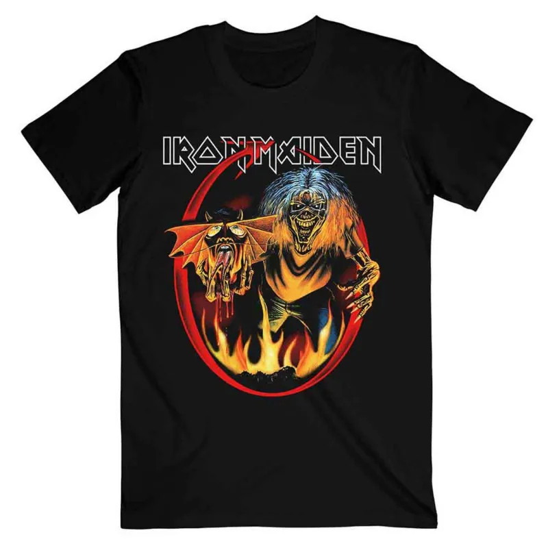Iron Maiden Number of the Beast Devil Tail T Shirt sold by Paradiso Clothing