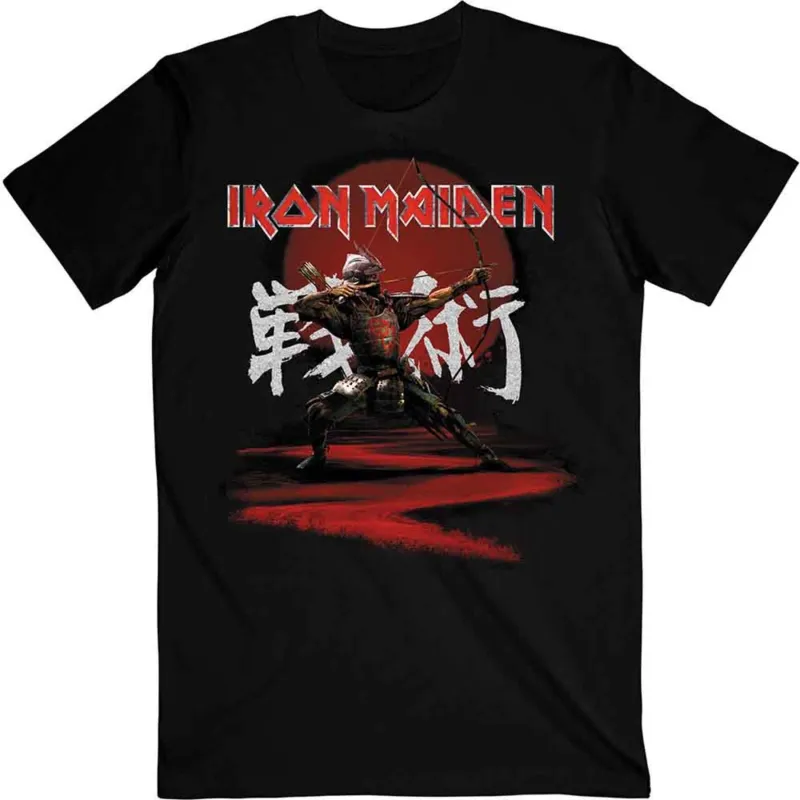 Iron Maiden Senjutsu Eddie Archer Kanji T Shirt sold by Paradiso Clothing