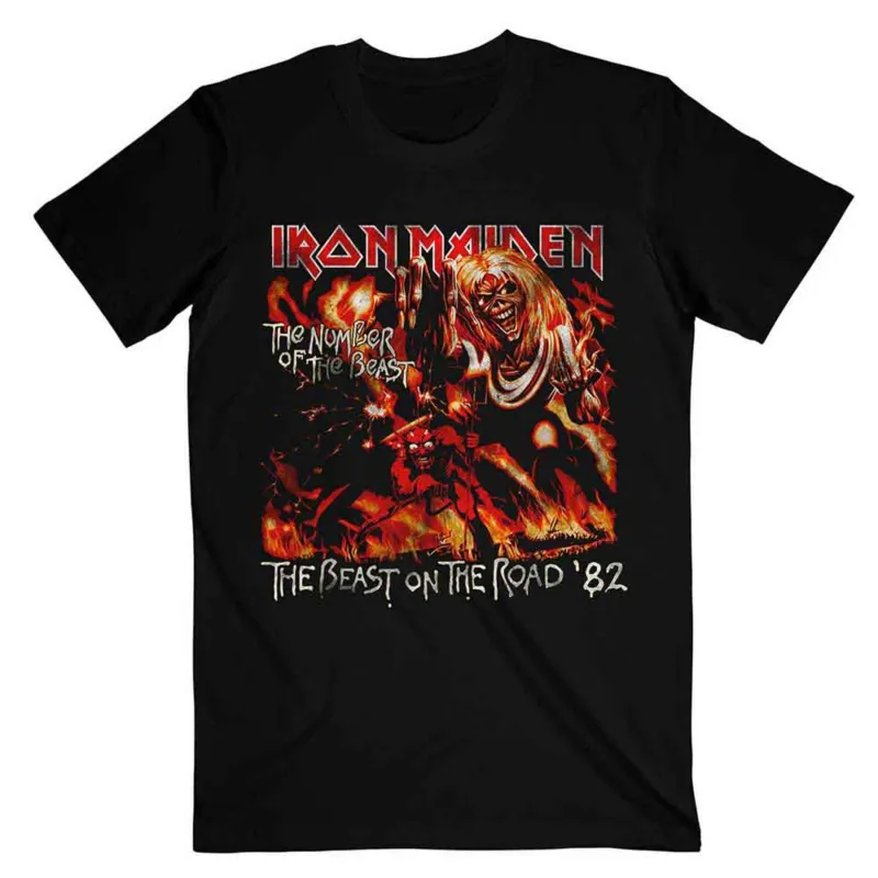 Iron Maiden Number of the Beast The Beast On The Road T Shirt sold by Paradiso Clothing