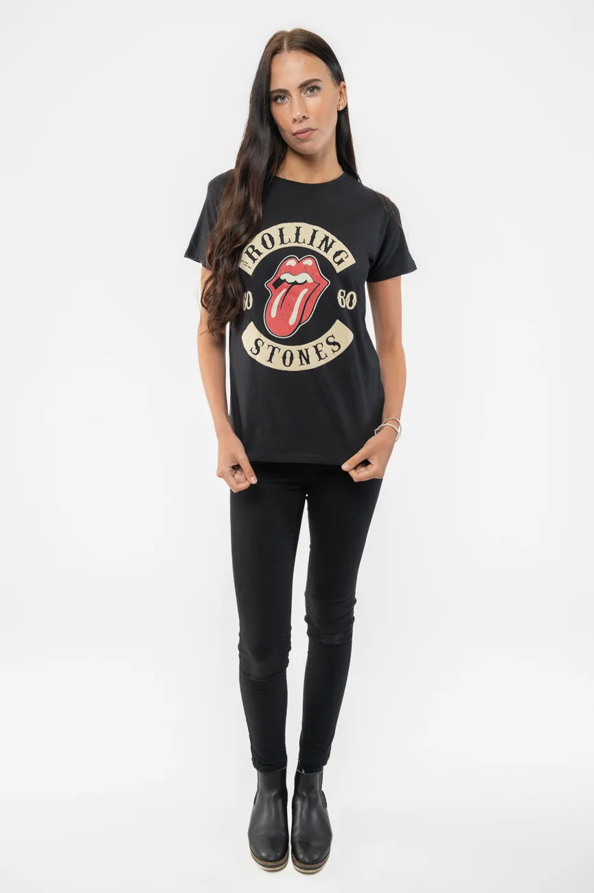The Rolling Stones Sixty Biker Tongue suede flock T Shirt sold by Paradiso Clothing product image thumbnail 2