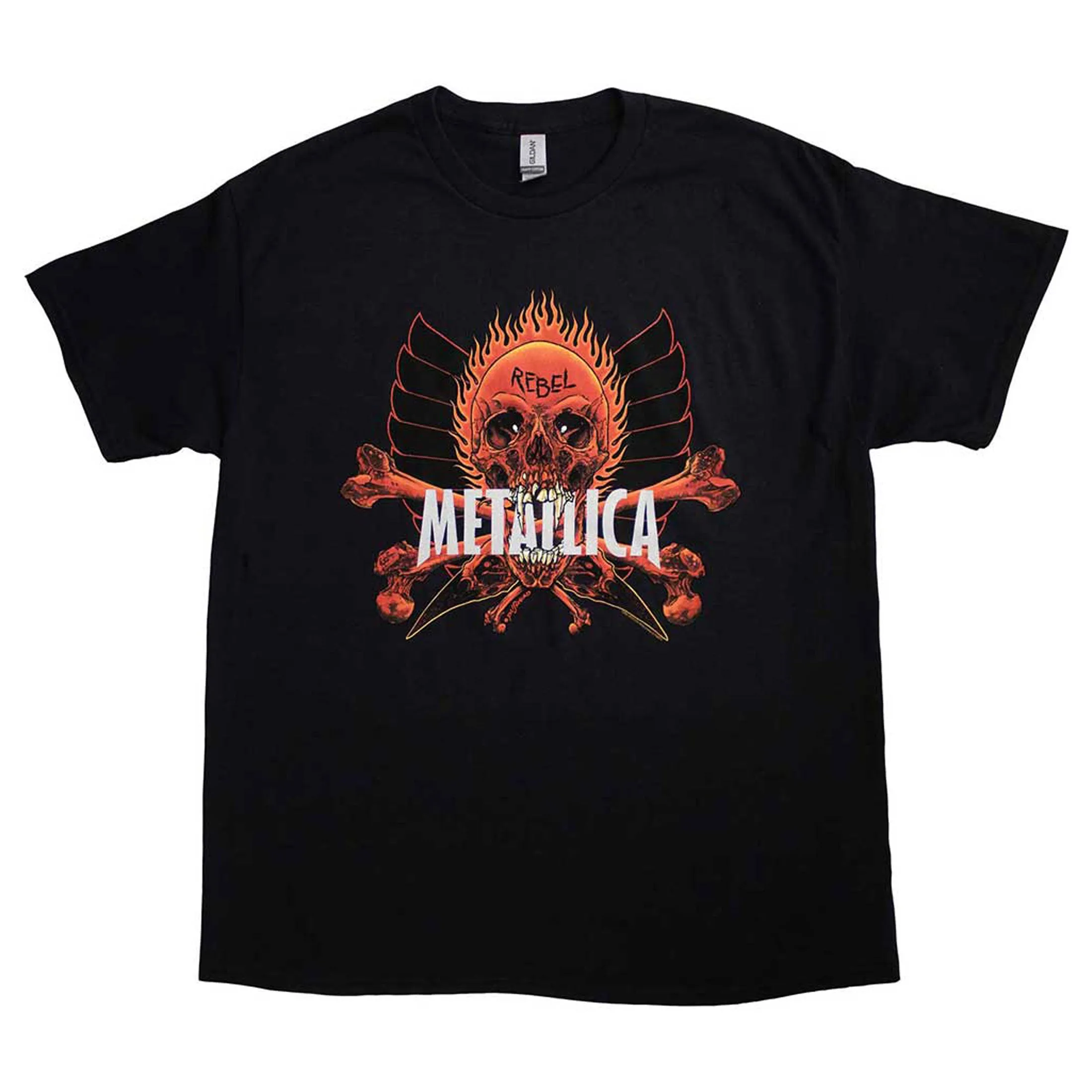 Metallica Rebel Band Logo T Shirt sold by Paradiso Clothing