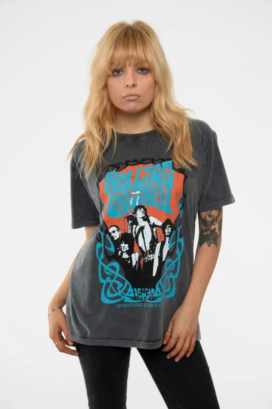 The Rolling Stones Psych Montage Limited Edition 999 Only Premium Wash T Shirt sold by Paradiso Clothing