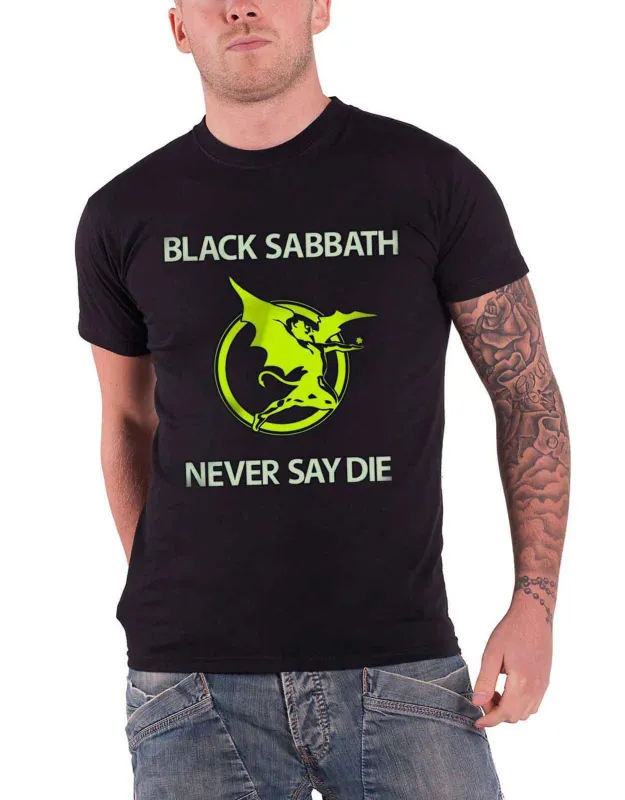 Black Sabbath Never Say Die Demon T Shirt sold by Paradiso Clothing