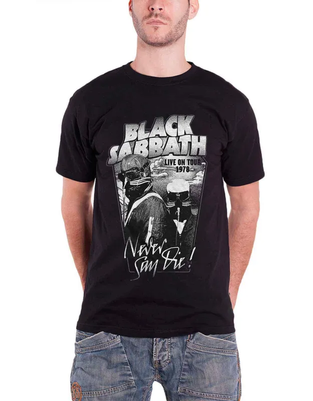 Black Sabbath Black Never Say Die Live on Tour 1978 T Shirt sold by Paradiso Clothing