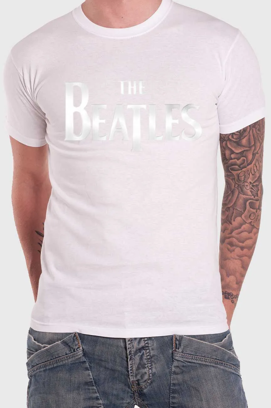 The Beatles Vintage Drop T Logo Hi-Build T Shirt sold by Paradiso Clothing product image thumbnail 2